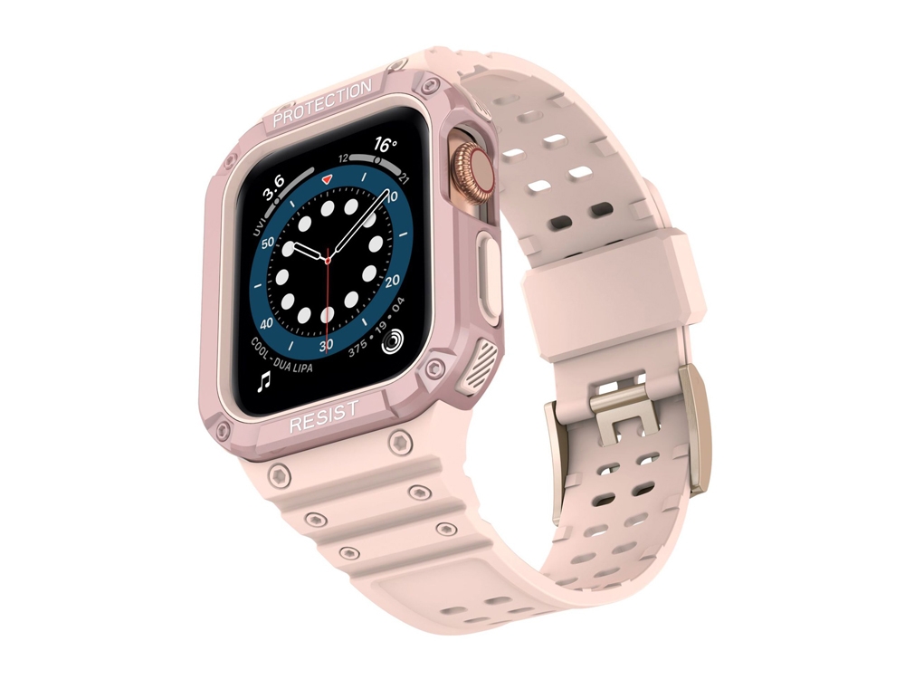 Bracelet en TPU intégral Ultimate pour Apple Watch 42/44/45mm - Rose