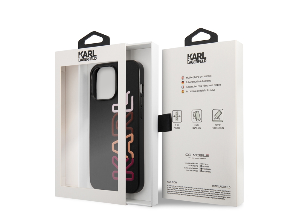 Coque Karl Lagerfeld Embossed Colors pour iPhone 13 Pro