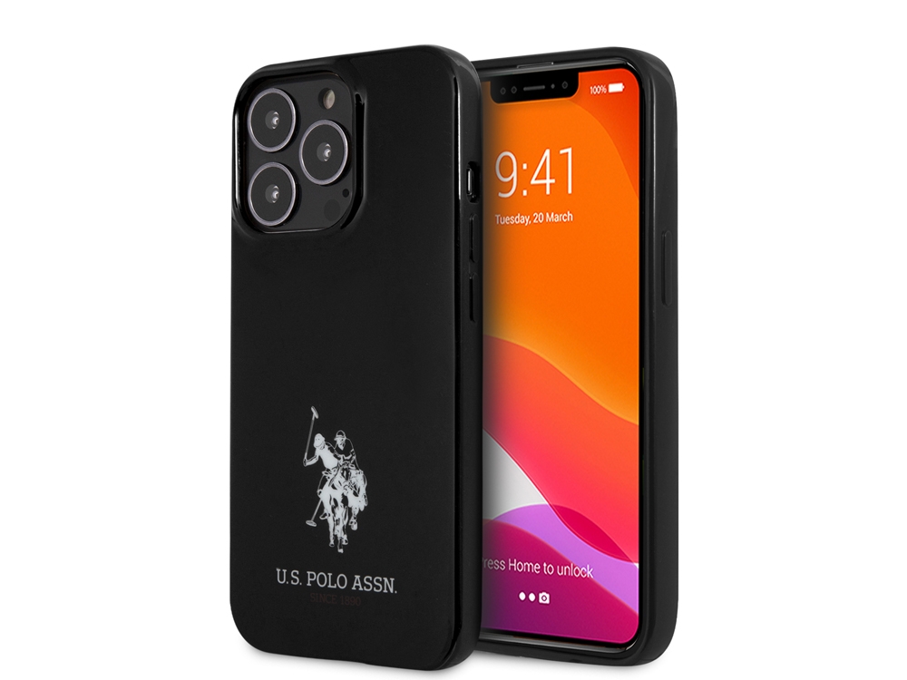 Coque U.S Polo ASSN. Mini Horse pour iPhone 13 Pro - Noire