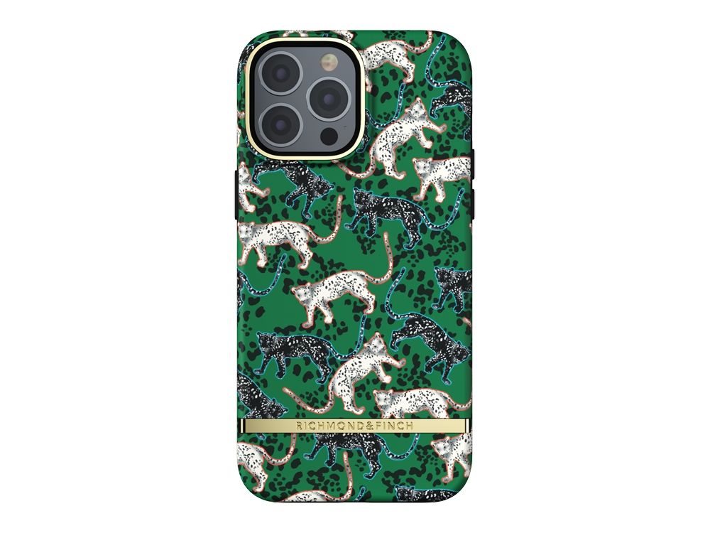 Coque Richmond&Finch Green Leopard pour iPhone 13 Pro Max