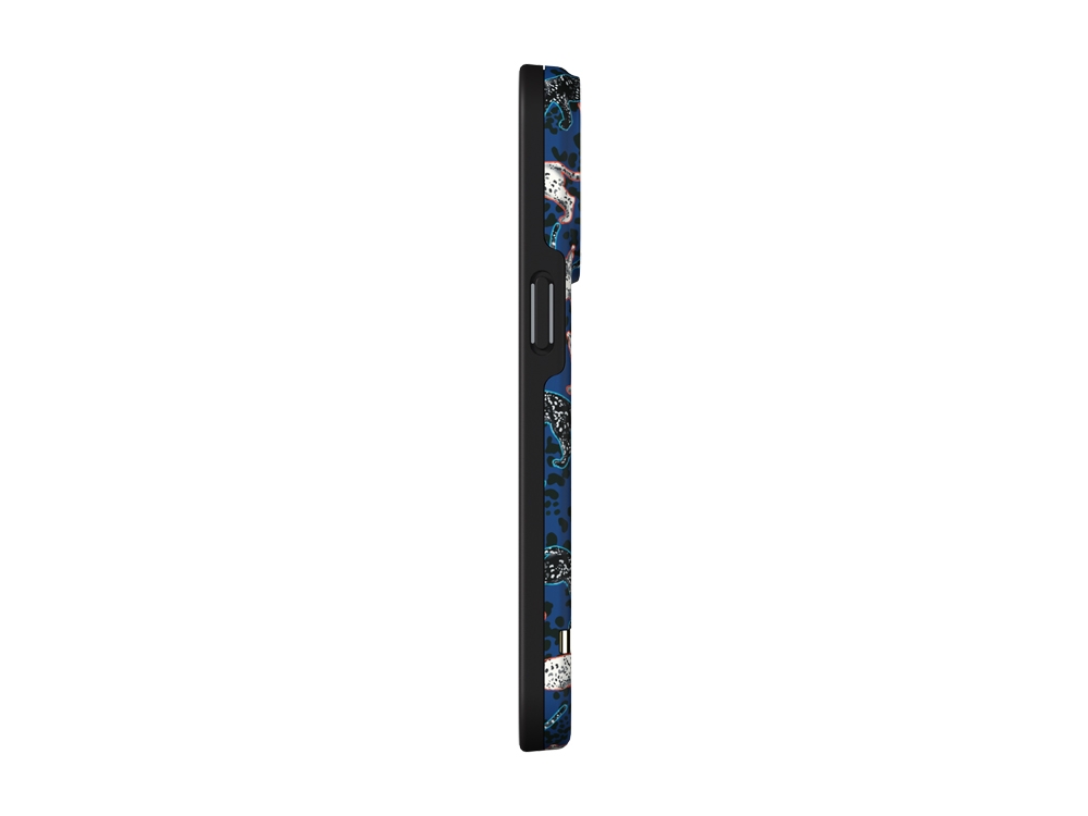 Coque Richmond&Finch Blue Leopard pour iPhone 13 Pro