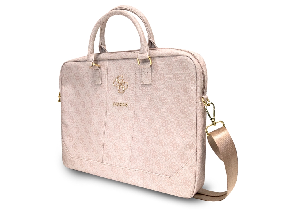 Sac d'ordinateur 16'' Guess - Modèle 4G - Rose