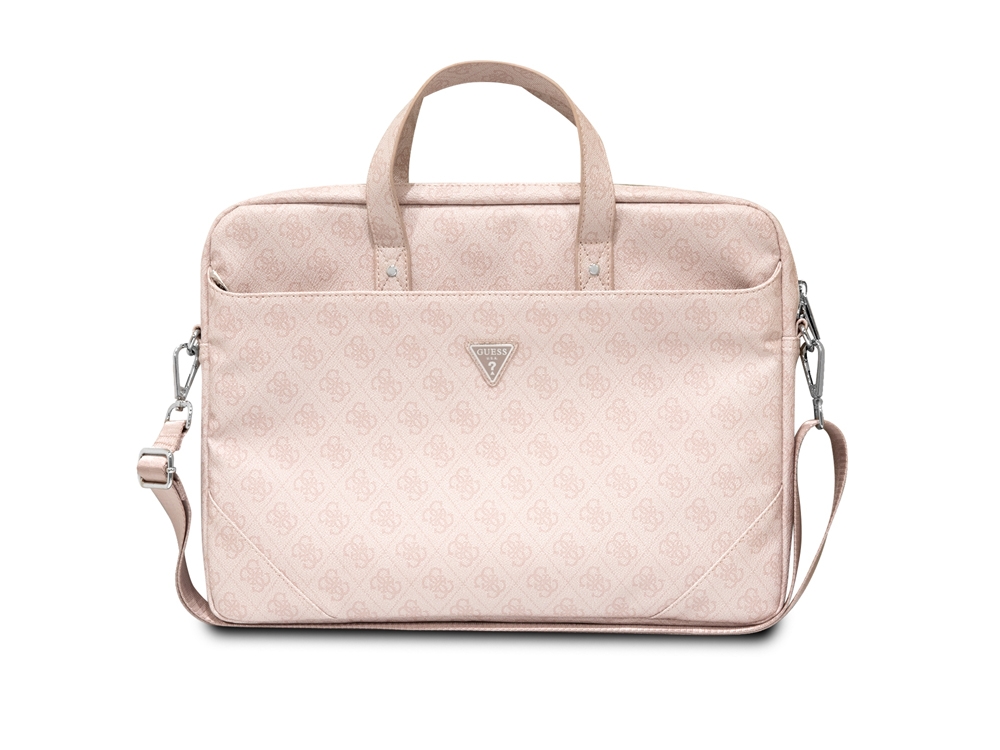 Sac d'ordinateur 16'' Guess - Modèle Hot Stamp - Rose