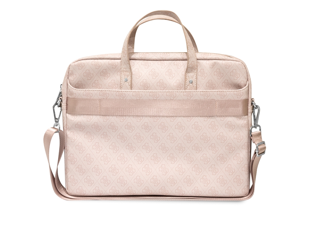 Sac d'ordinateur 16'' Guess - Modèle Hot Stamp - Rose