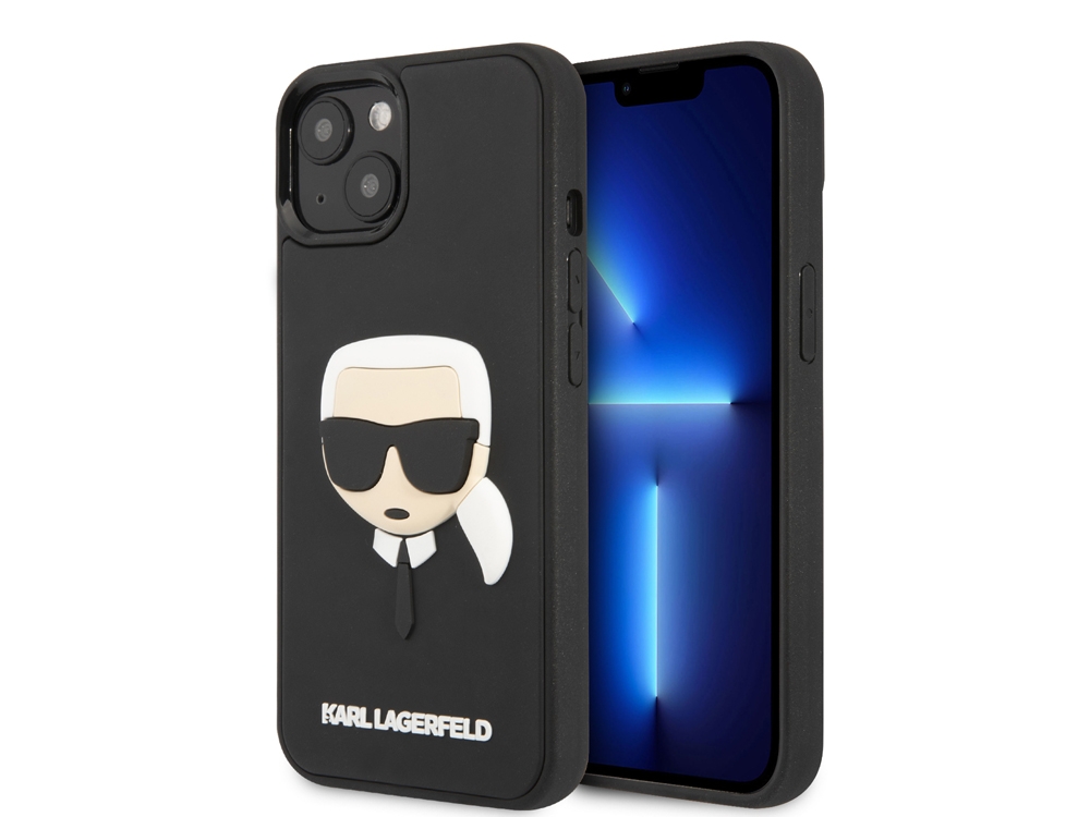 Coque Karl Lagerfeld 3D Rubber Karl's Head pour iPhone 14