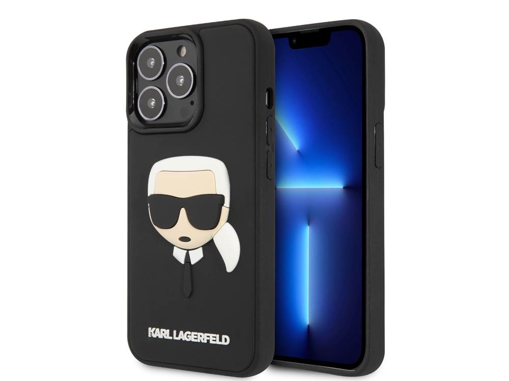 Coque Karl Lagerfeld 3D Rubber Karl's Head pour iPhone 13 Pro Max