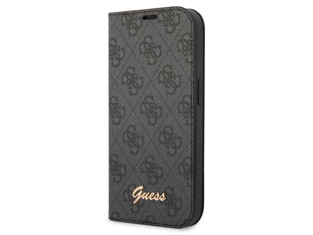 Etui Folio Guess 4G pour iPhone 14 Max - Noir