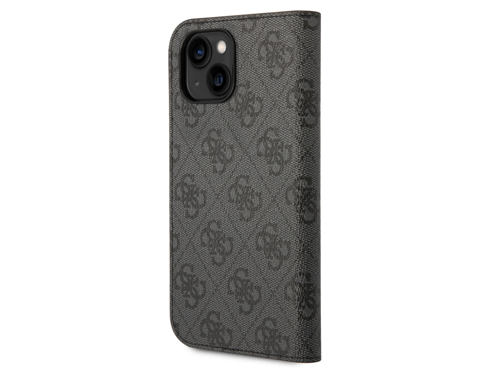 Etui Folio Guess 4G pour iPhone 14 Max - Noir