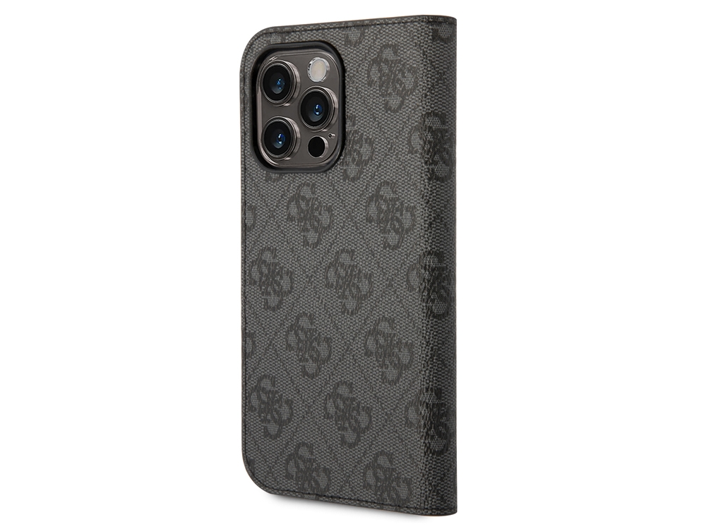 Etui Folio Guess 4G pour iPhone 14 Pro Max - Noir