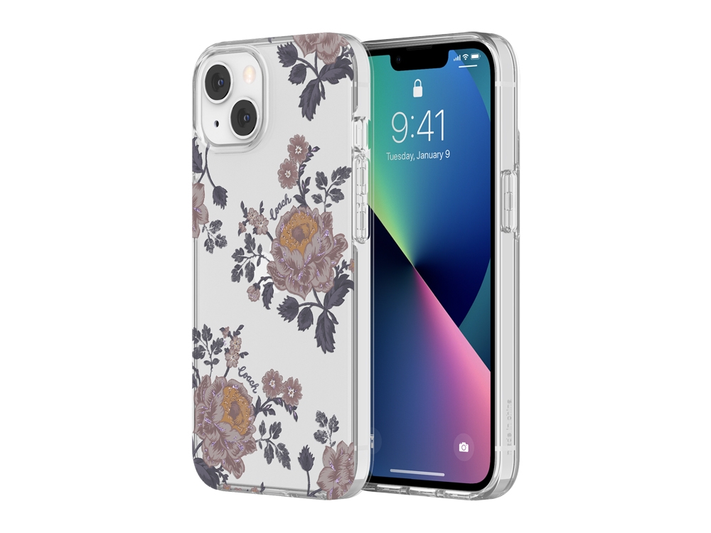Coque Coach TPU Moody Floral pour iPhone 13