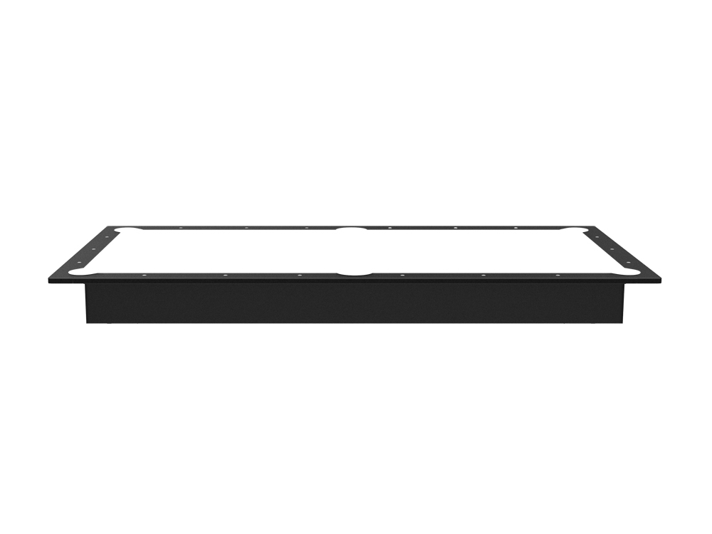 Cadre principal avec renforts plateaux - Compatible billards 7 pieds Arizona - Coloris Noir grainé