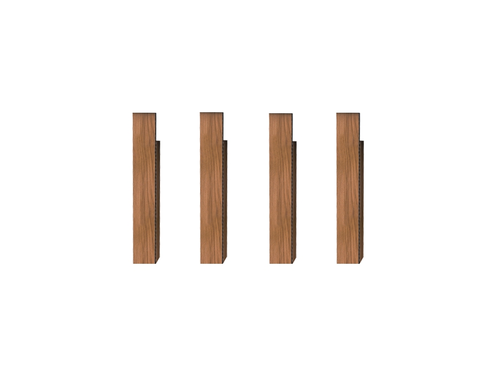 Set de 4 pieds ajustables en hauteur - Compatible tables de jeu 6 et 7 pieds - Coloris Hêtre boisé