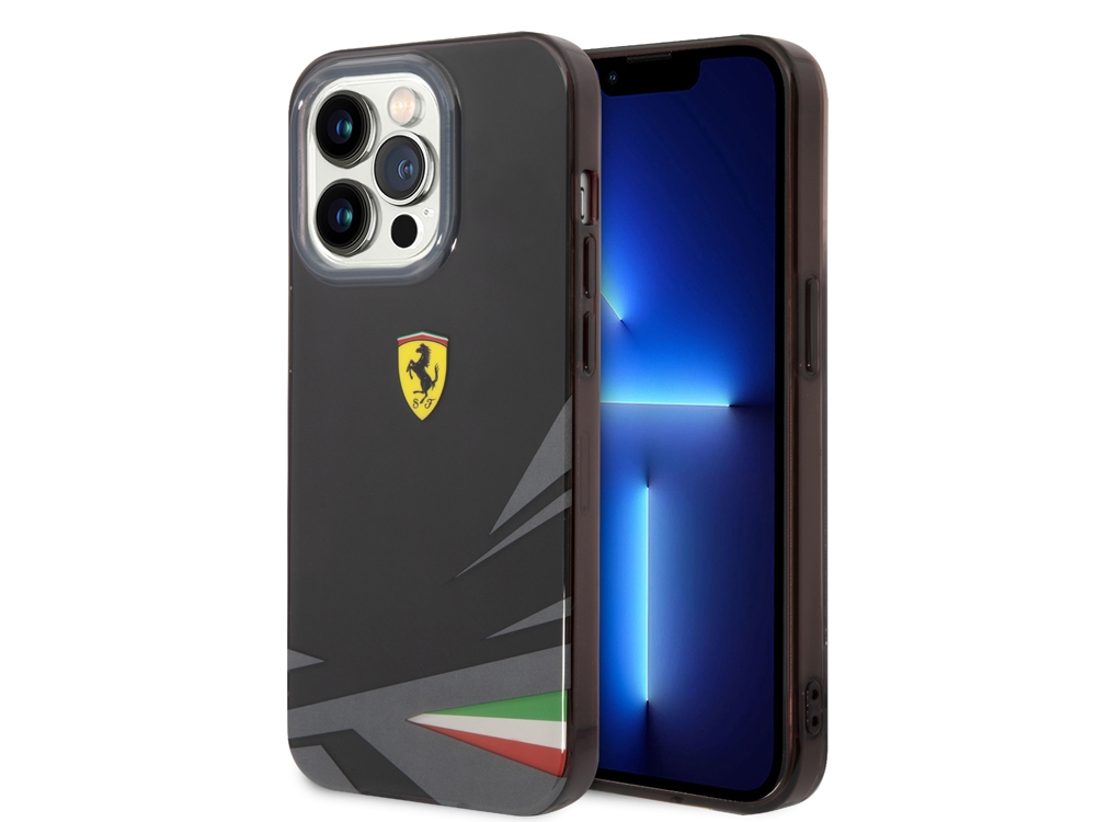 Coque FERRARI Italia pour iPhone 14 Pro Max - Noire