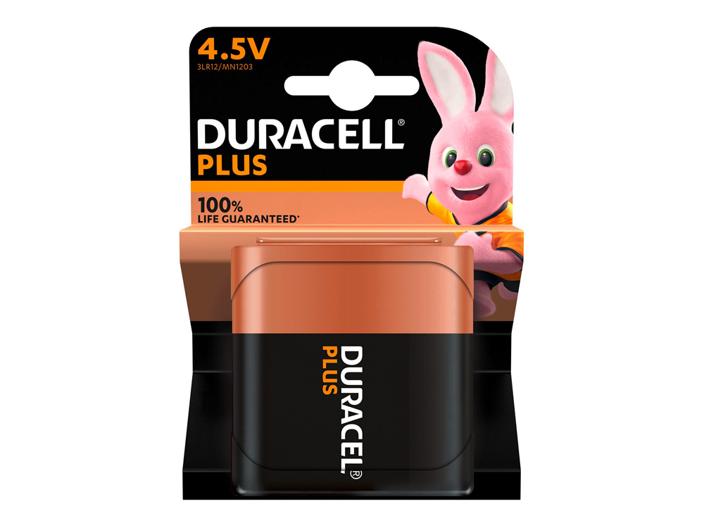 Blister 1 pile Duracell - 4,5V LR12 Plus