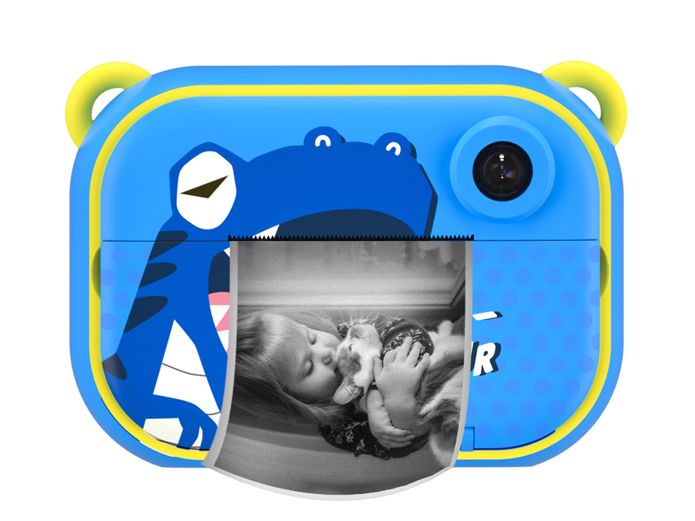 Appareil photo Wifi numérique enfant avec impression instantanée - Modèle Zoo Family - Dinosaure