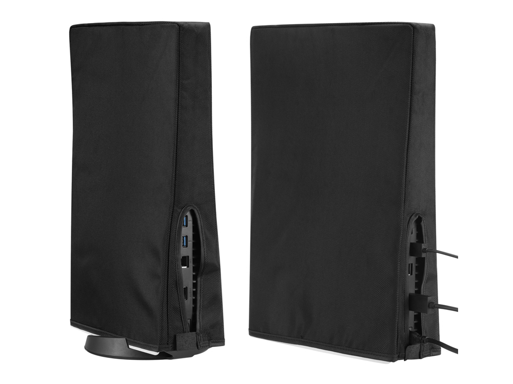 Housse de protection anti-poussières et anti-rayures PS5 - Noire