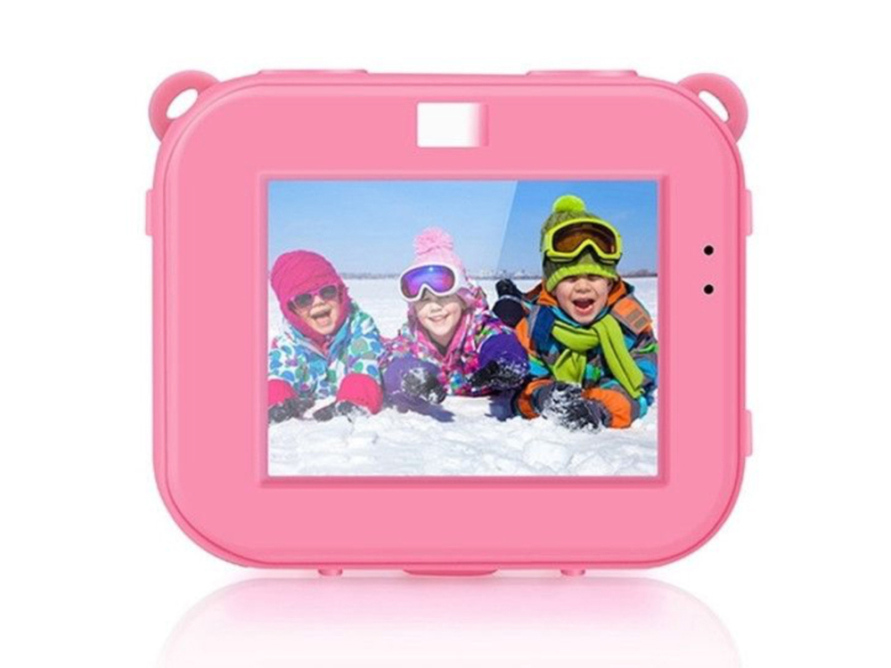 Caméra sport enfant 1080p avec accessoires - Rose