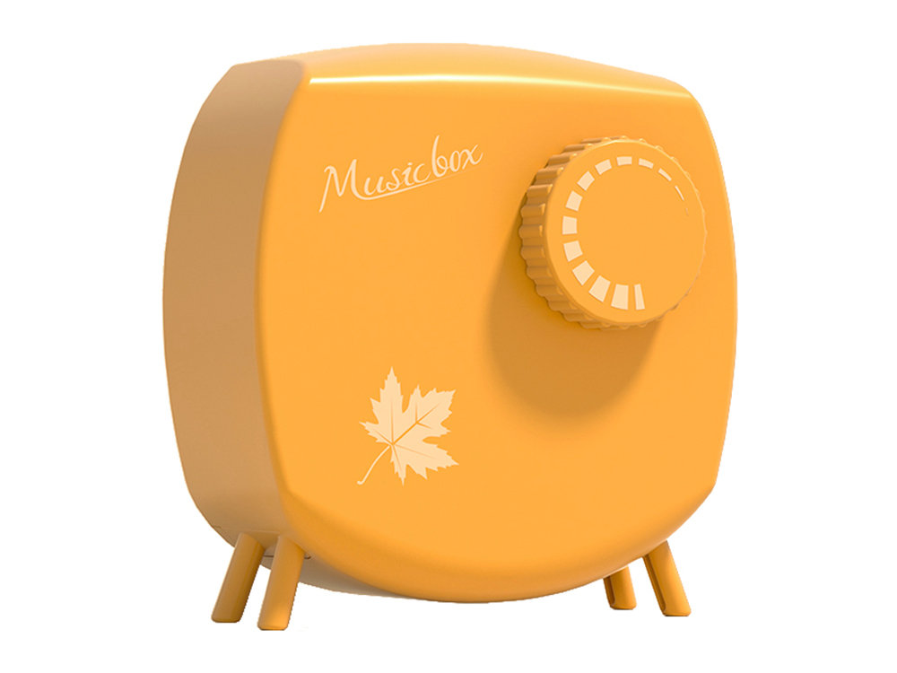 Boîte à musique - Modèle Transistor - Moutarde