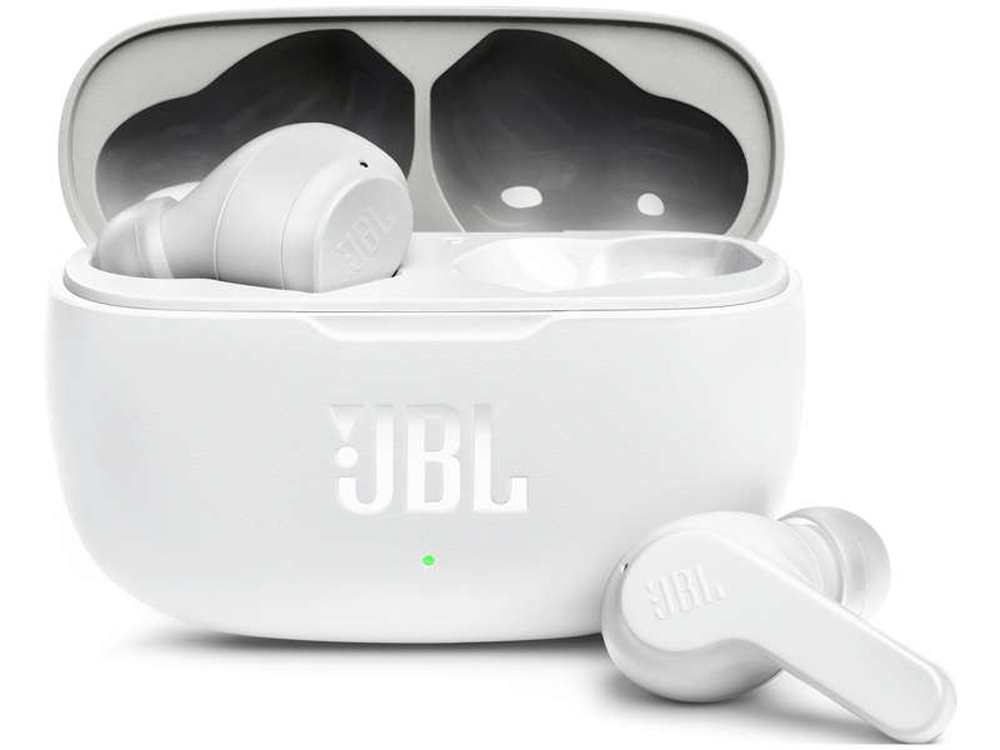 Ecouteurs intra-auriculaires sans fil True Wireless JBL Wave 200 - Blanc