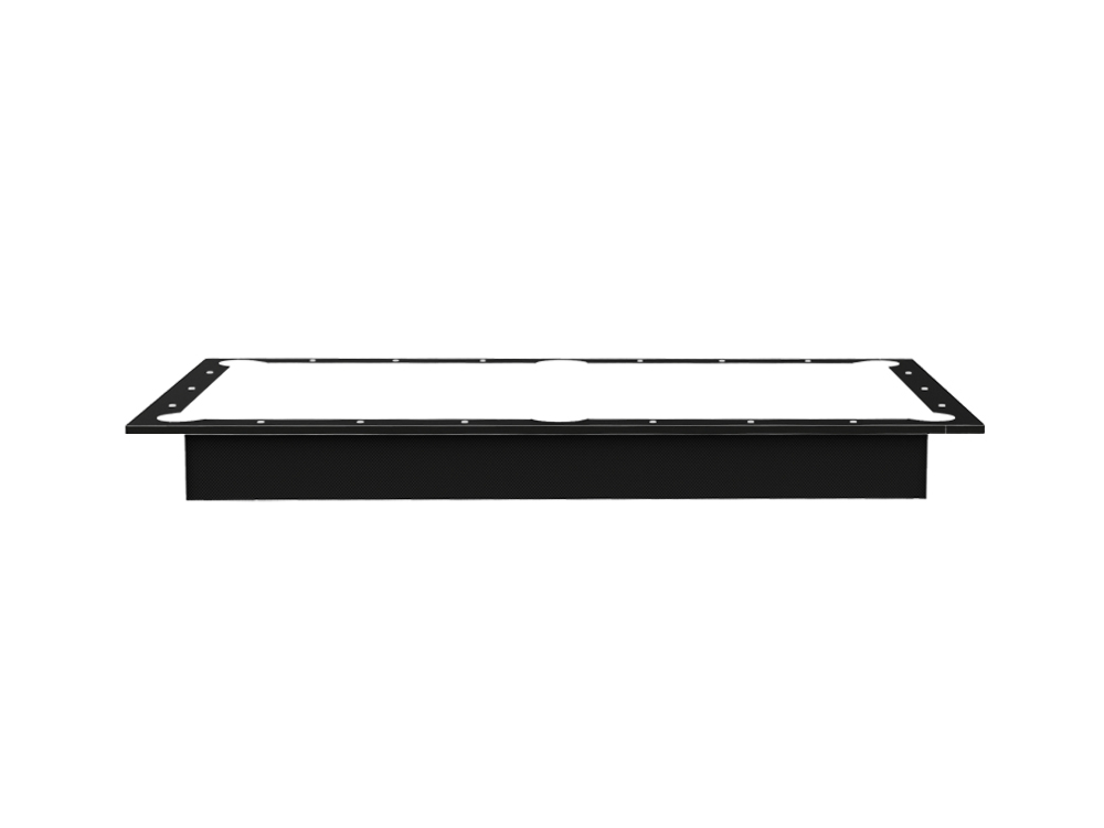 Cadre principal avec renforts plateaux - Compatible billards 6 pieds Texas - Coloris Carbone