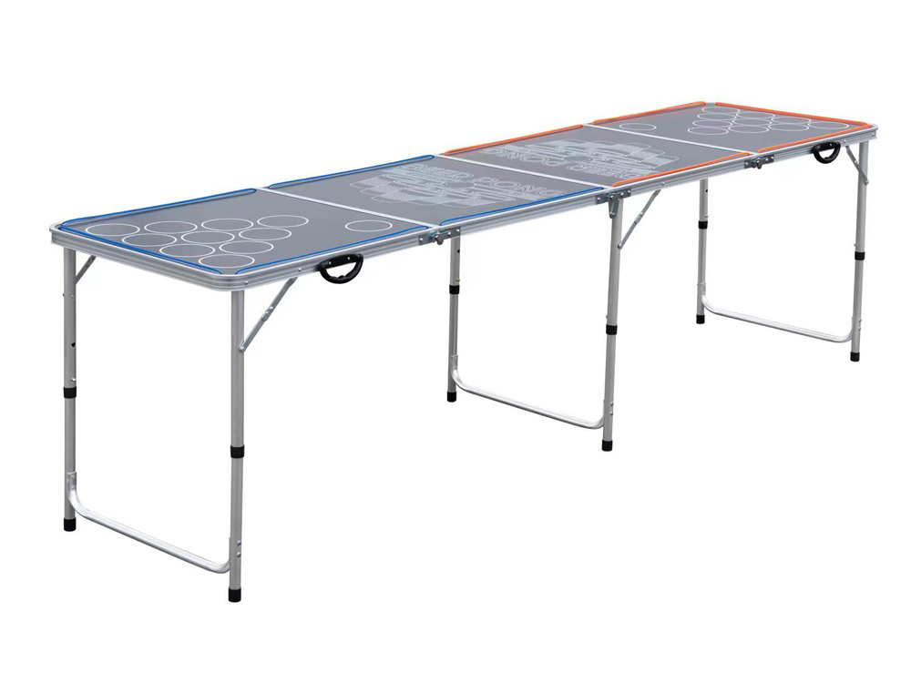 Table Beer-Pong LED 240cm pliable