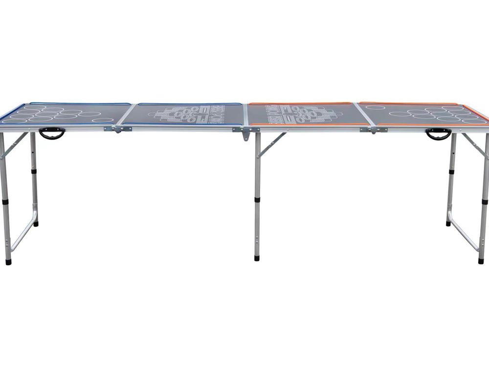 Table Beer-Pong LED 240cm pliable