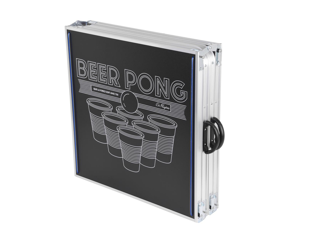 Table Beer-Pong LED 240cm pliable