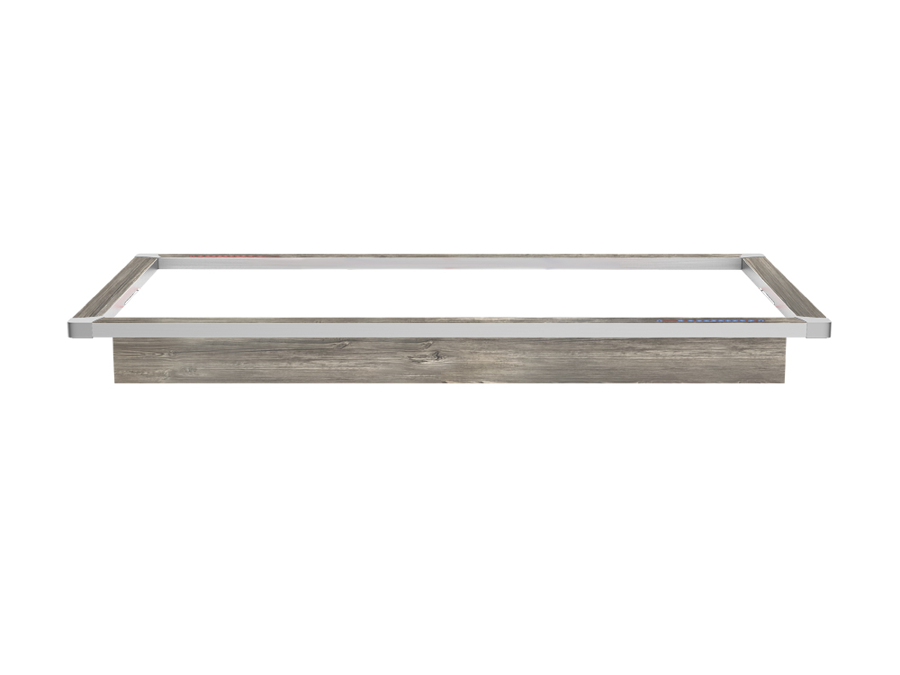 Cadre principal avec renforts plateaux - Compatible air hockey 7 pieds Toronto - Coloris Industriel