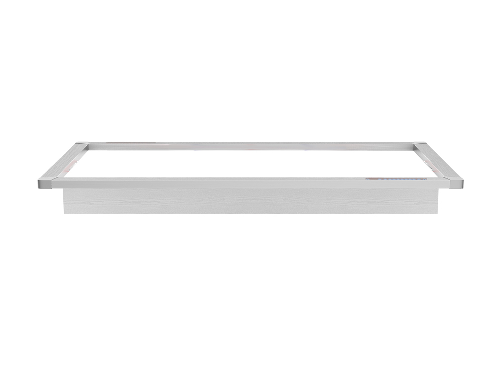 Cadre principal avec renforts plateaux - Compatible air hockey 7 pieds Toronto - Coloris Blanc boisé