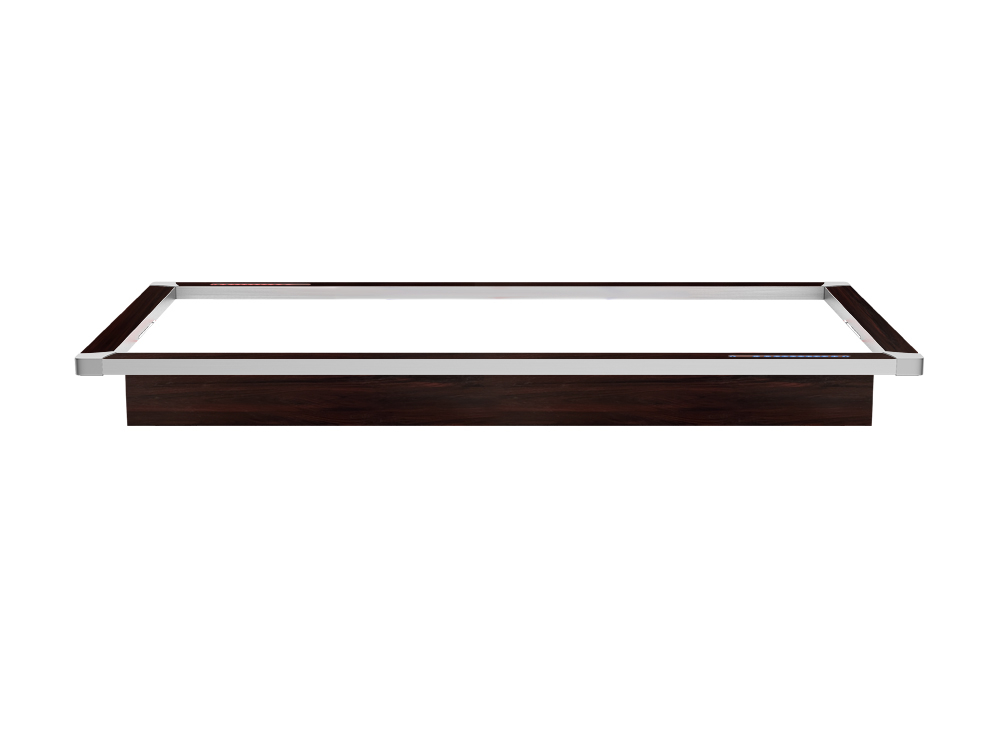 Cadre principal avec renforts plateaux - Compatible air hockey 7 pieds Toronto - Coloris Wengé boisé