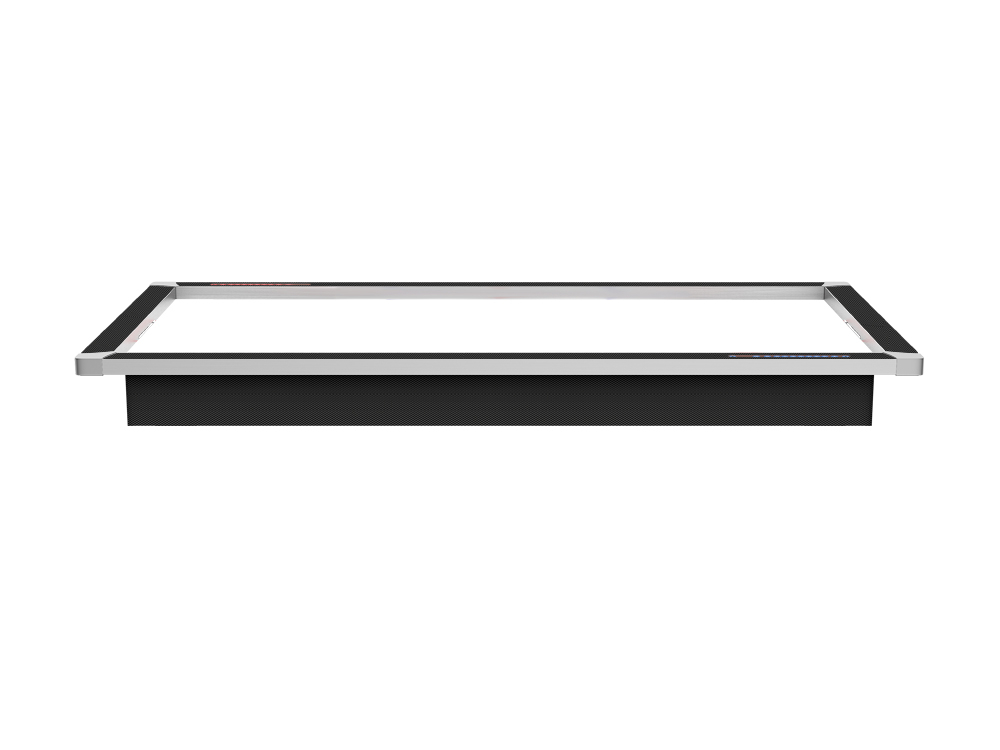 Cadre principal avec renforts plateaux - Compatible air hockey 7 pieds Toronto - Coloris Carbone