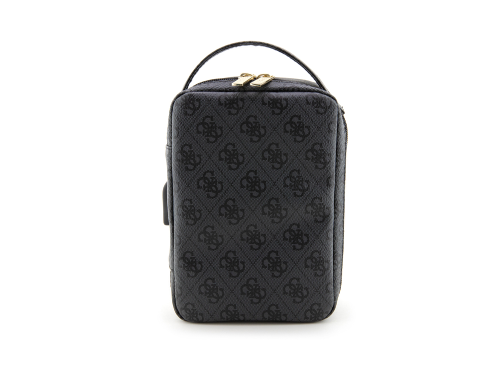 Sacoche de voyage USB Guess - Modèle Stripe 4G - Noire