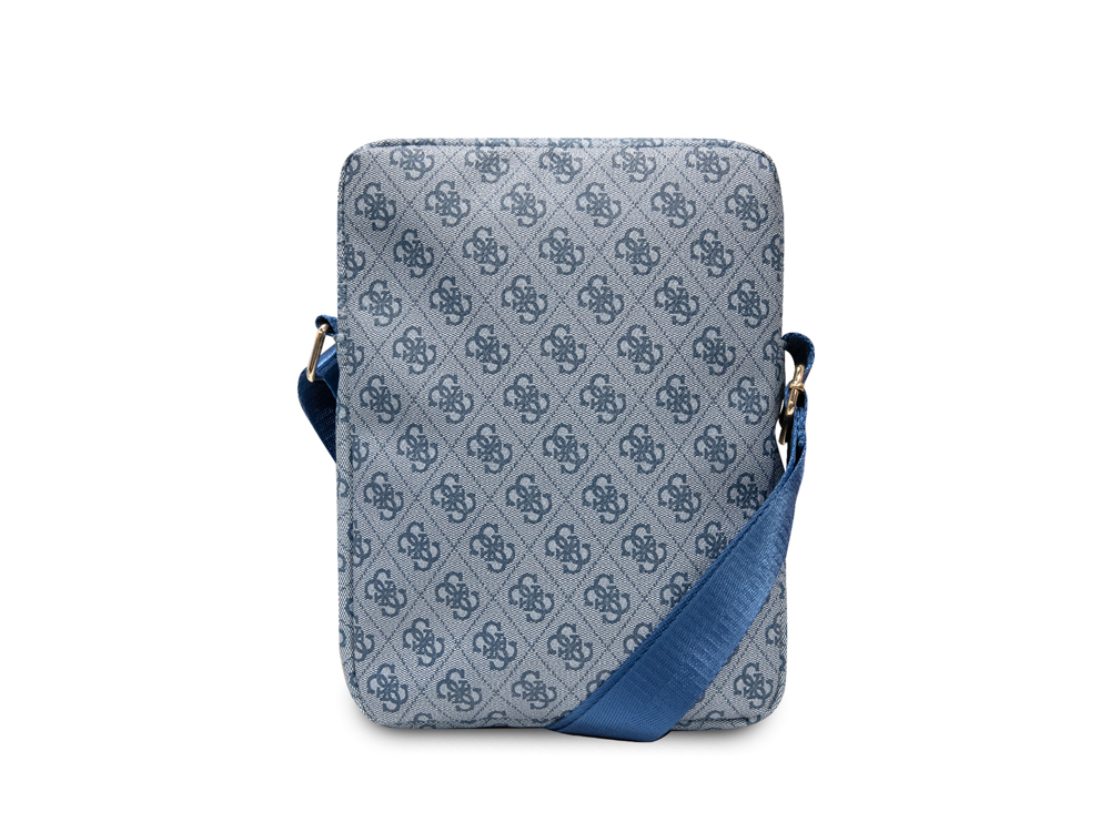 Sacoche bandoulière 10’’ Guess - Modèle Stripe 4G - Bleue