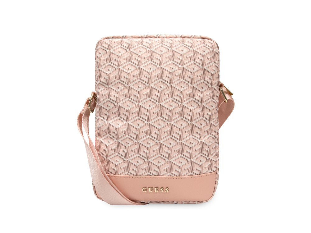 Sacoche bandoulière 10'' Guess - Modèle G Cube - Rose
