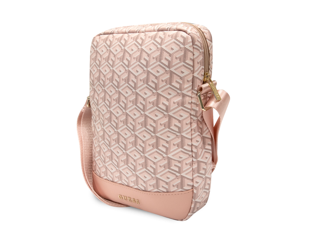 Sacoche bandoulière 10'' Guess - Modèle G Cube - Rose