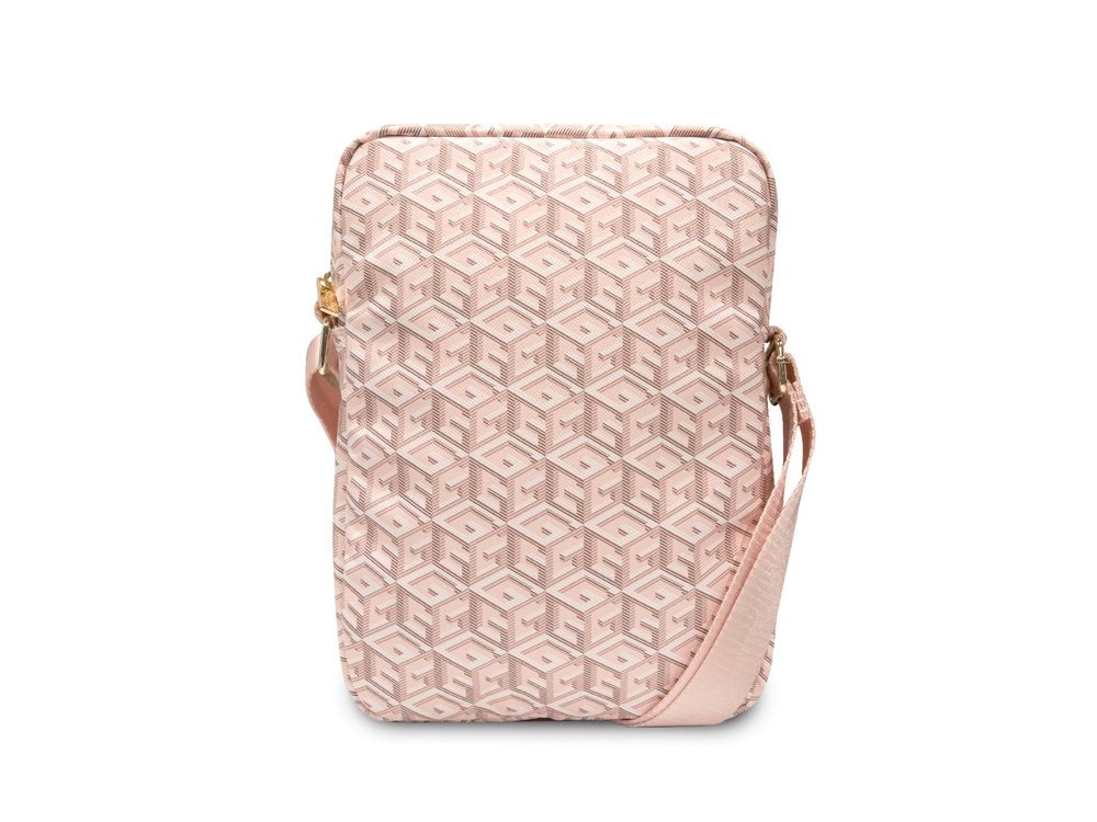 Sacoche bandoulière 10'' Guess - Modèle G Cube - Rose