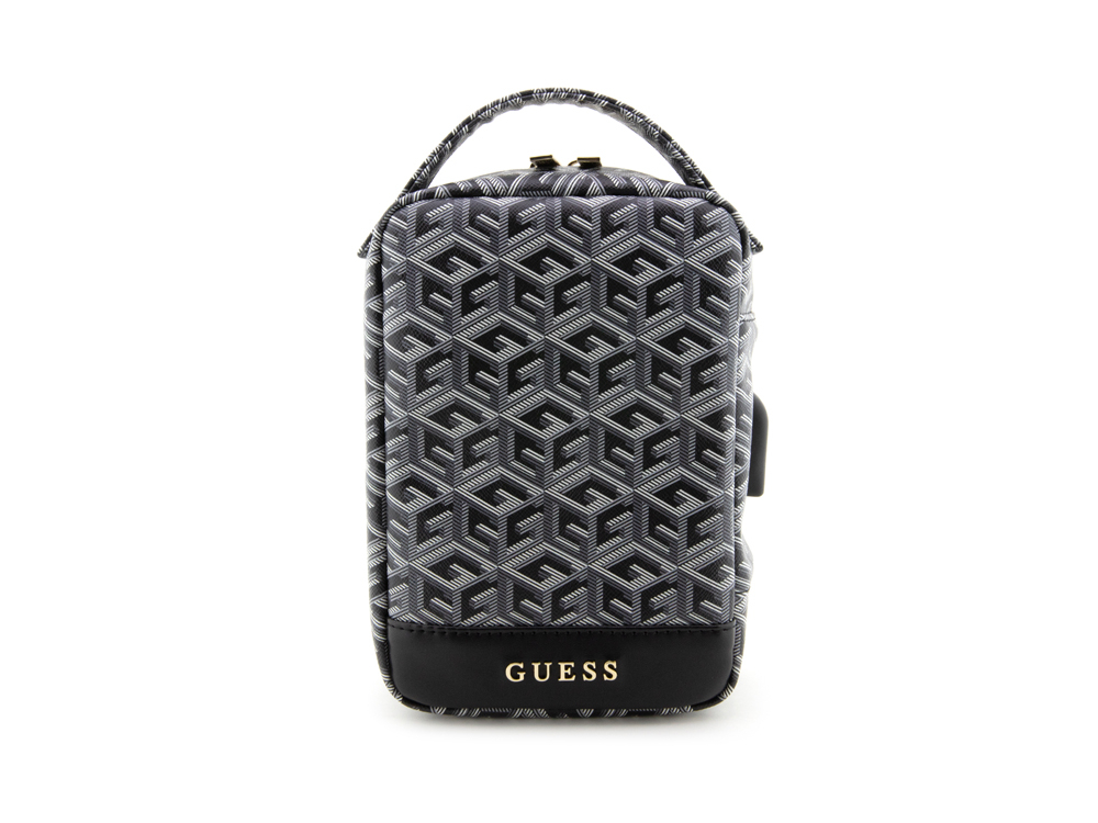 Sacoche de voyage USB Guess - Modèle G Cube - Noire