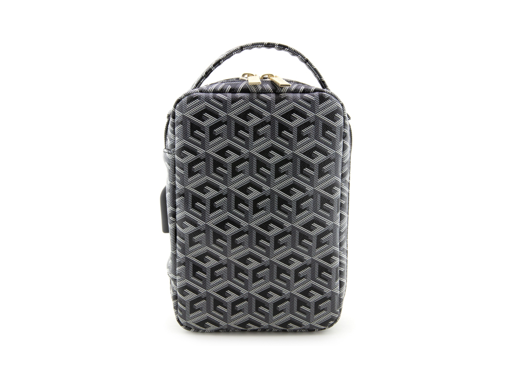Sacoche de voyage USB Guess - Modèle G Cube - Noire