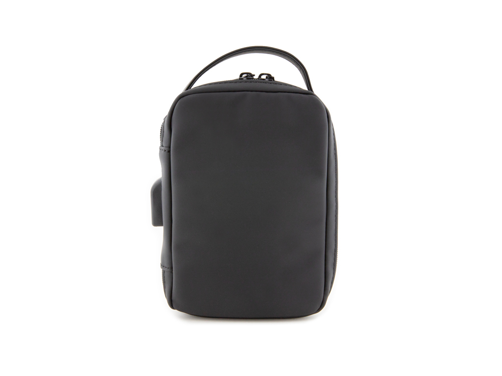 Sacoche de voyage USB U.S. Polo - Modèle Middle Stripe - Noire