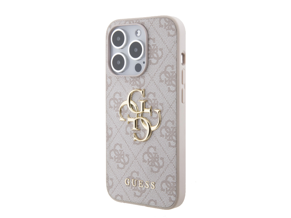 Coque Guess PU 4G Big pour iPhone 15 Pro - Rose
