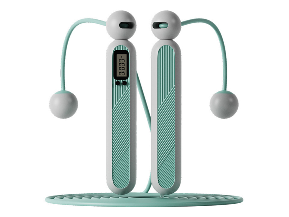 Corde à sauter à compteur électronique - Modèle Jump4it - Bleue