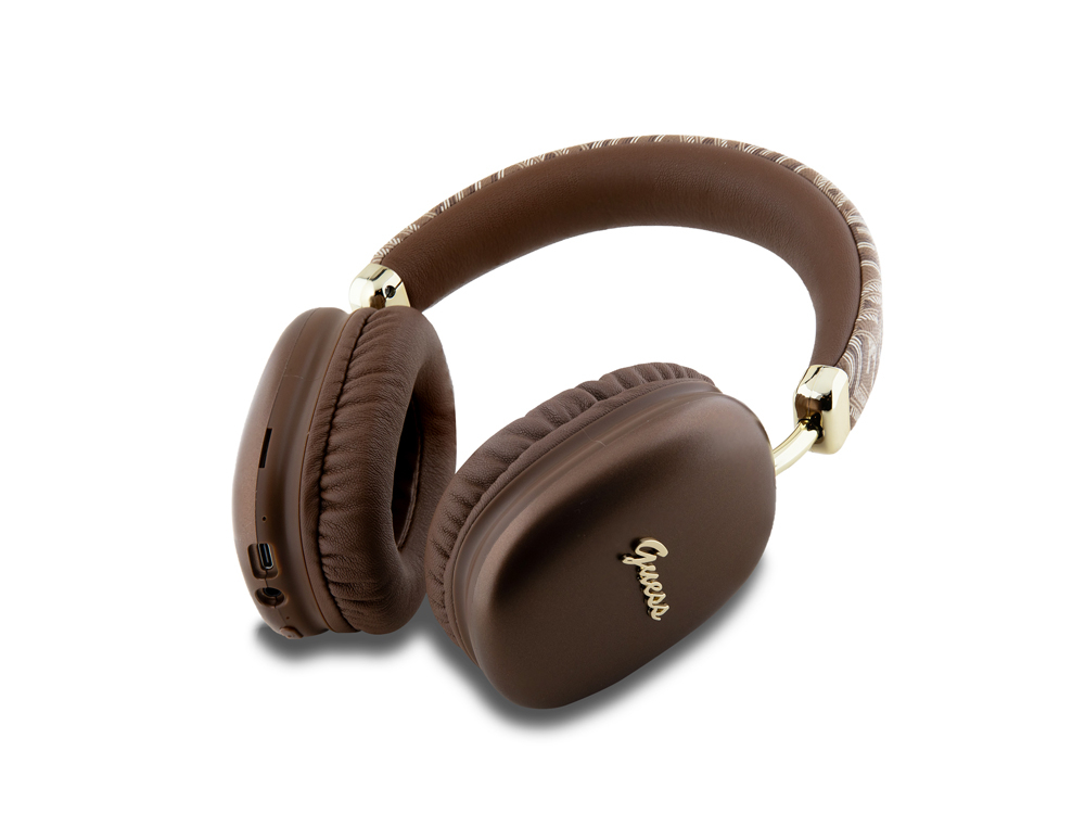 Casque Bluetooth 5.3 Guess Gcube - Marron