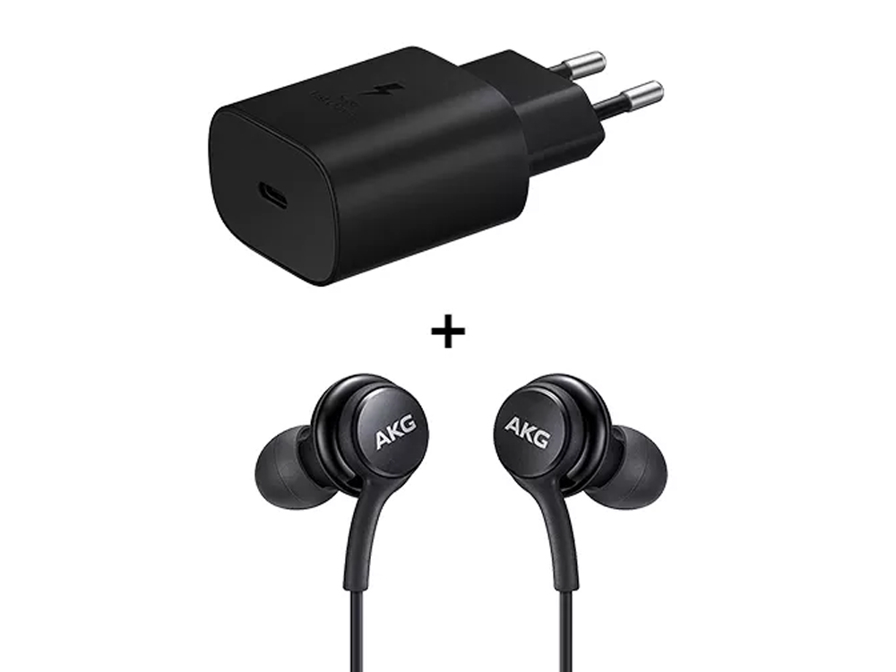 Samsung Pack Chargeur secteur rapide 25W USB-C et Kit piéton USB-C