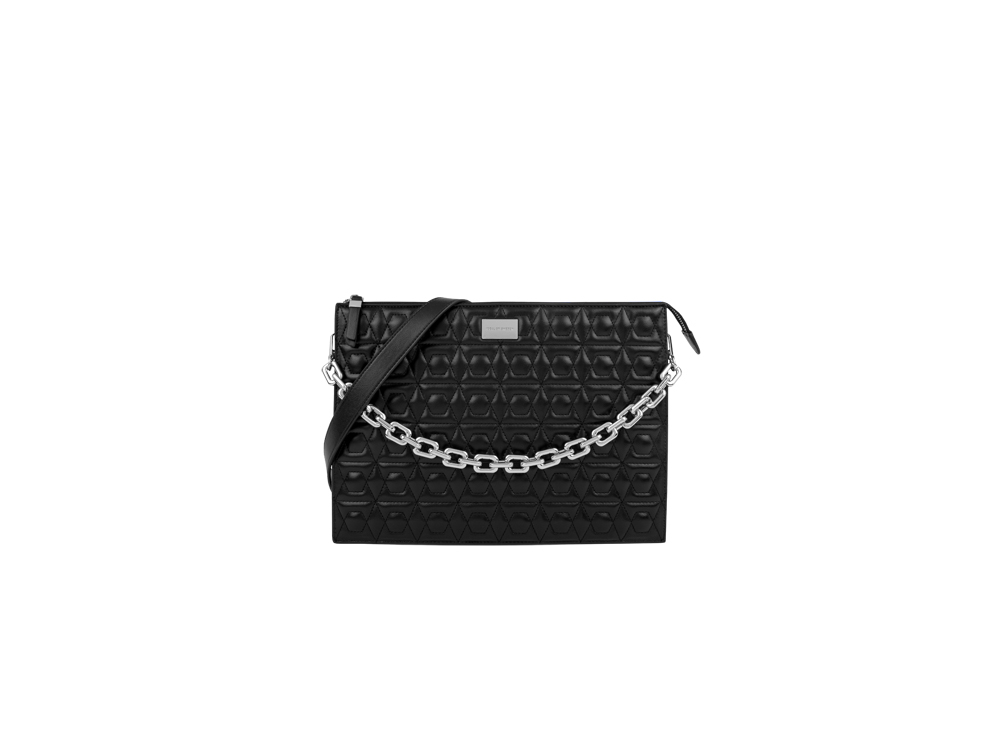 Pochette IDEAL OF SWEDEN pour ordinateurs 13 pouces - Modèle Leia - Quilted Black