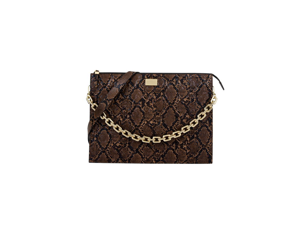 Pochette IDEAL OF SWEDEN pour ordinateurs 16 pouces - Modèle Leia - Rusty Snake