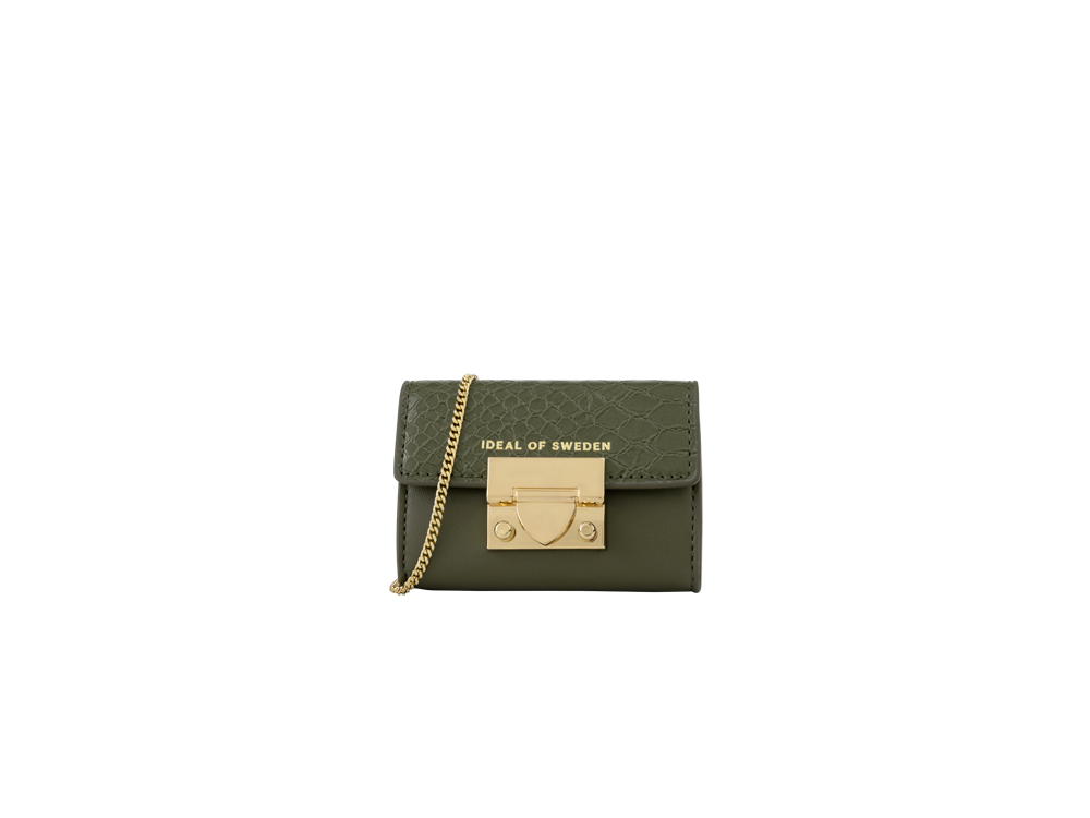 Mini sac IDEAL OF SWEDEN Portefeuille - Modèle Liv - Green Snake