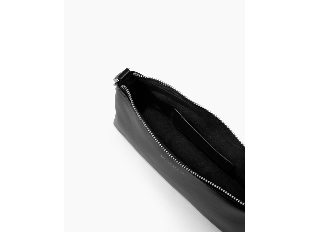 Sac IDEAL OF SWEDEN porté épaule - Modèle Crystal - Platinium Black
