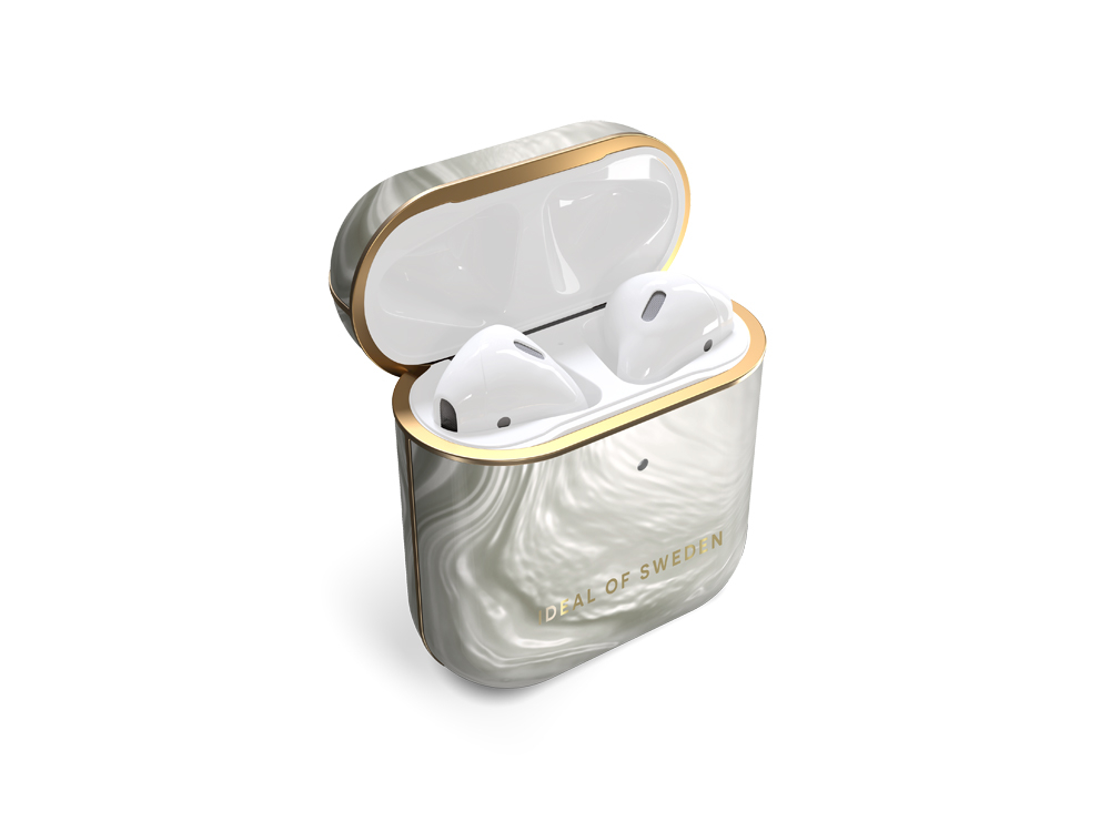 Coque IDEAL OF SWEDEN pour AirPods 1 et 2 - Modèle Luminous Pearl