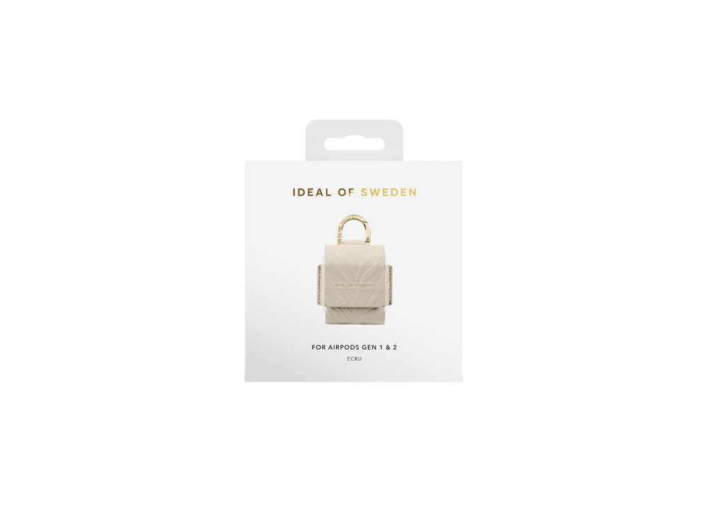 Mini sac IDEAL OF SWEDEN pour AirPods 1 et 2 - Modèle Flo - Ecru