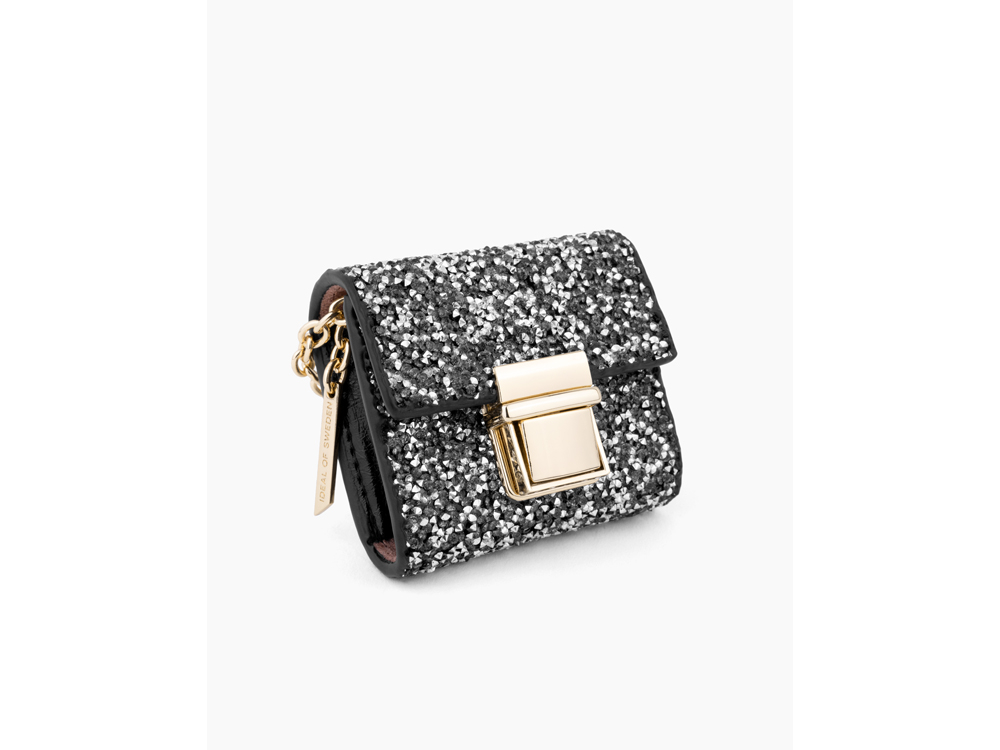 Mini sac IDEAL OF SWEDEN pour AirPods - Modèle Cosmo - Midnight Snake